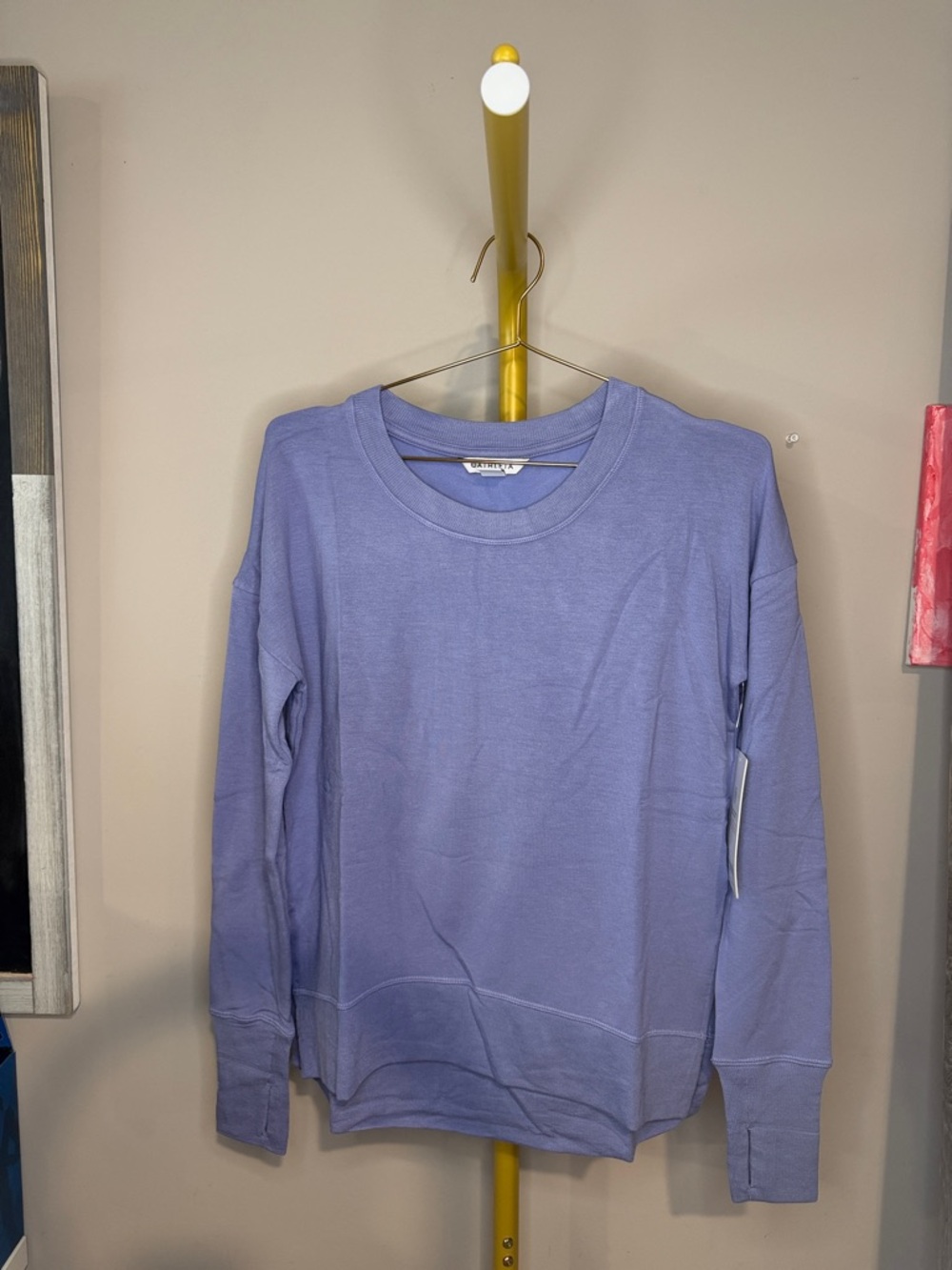 Athleta Lavender Crewneck Pullover